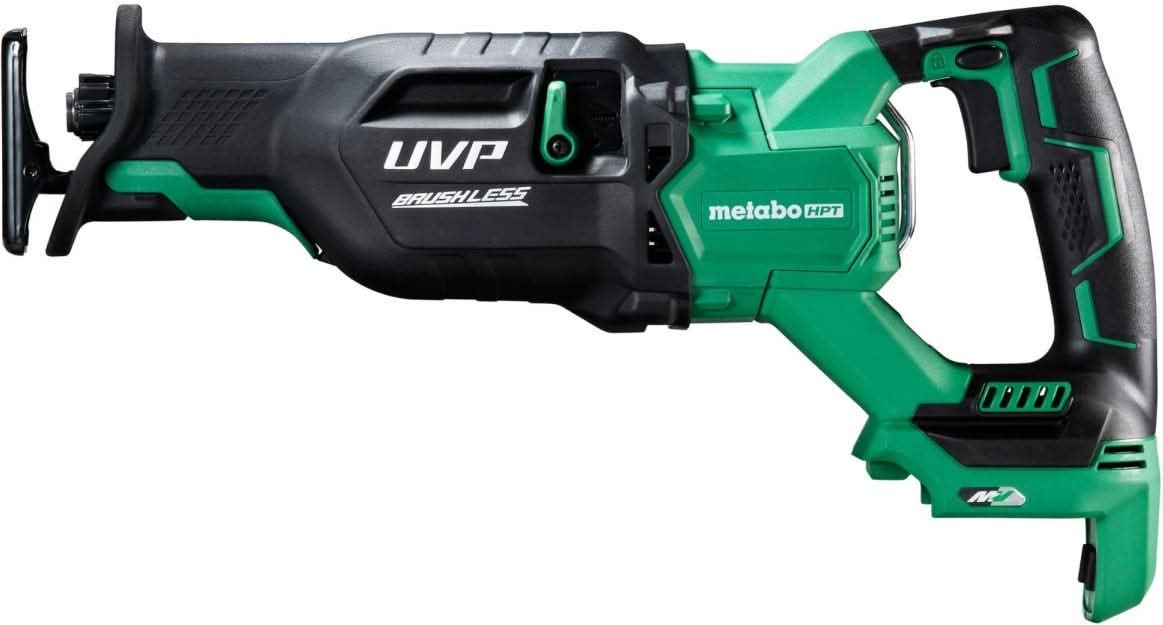 Metabo HPT 36V MultiVolt Brushless 7-1/4-in Circular Saw, Tool Only plus 36V Brushless Reciprocating saw, Tool Only and 36V/18V MultiVolt Lithium Ion Slide Battery and Charger 4.0Ah/8.0Ah Starter Kit - Image 3