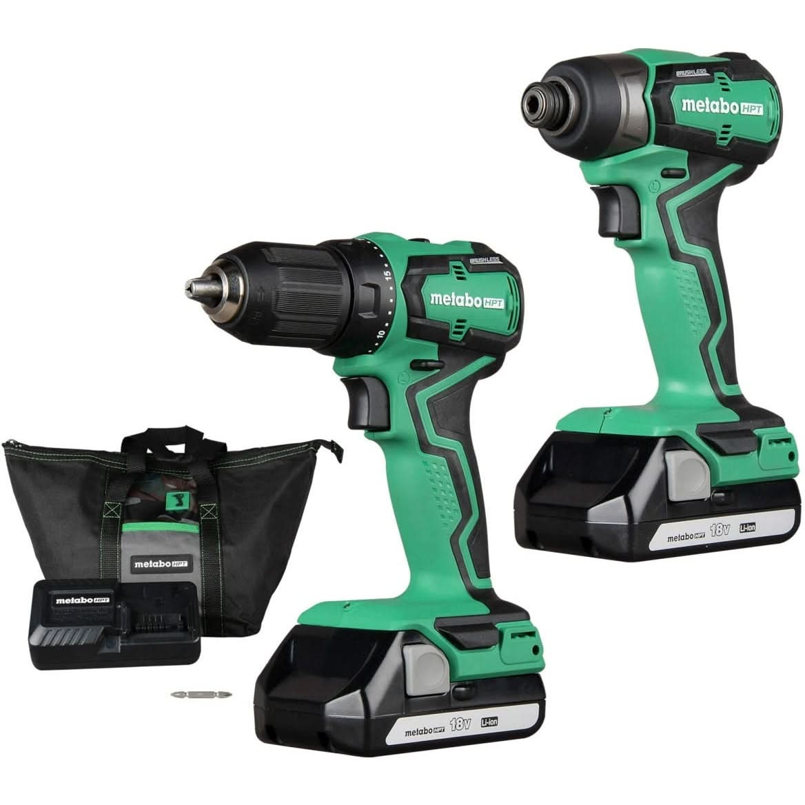 Metabo HPT KC18DDX 18V Oscillating Multi-Tool and Cordless Impact Driver and Drill 1.5 Ah Kit - Image 2