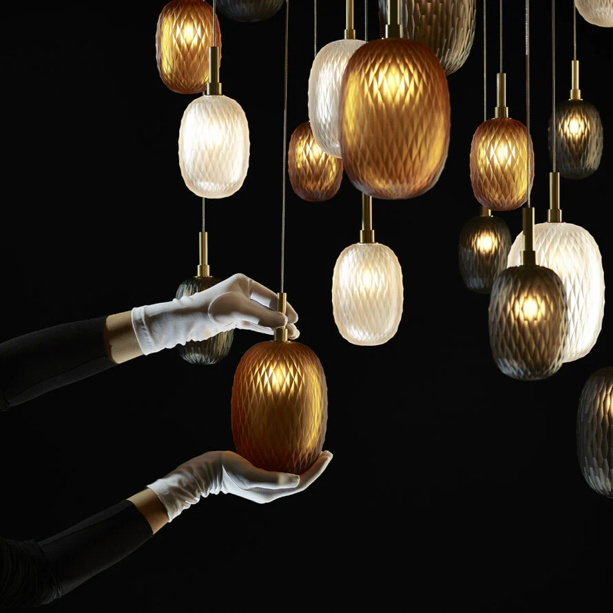 BOMMA - METAMORPHOSIS CLEAR PENDANT - From $1,326.00 - $1,452.00 - Image 2