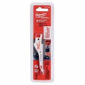 Milwaukee 48-00-1630 Ductwork SAWZALL Recip Blade (5 Pk)