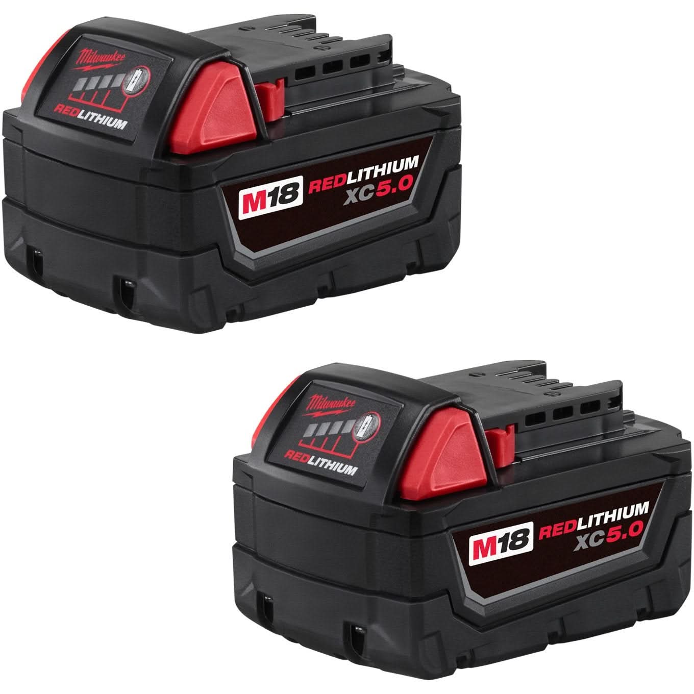 Milwaukee 2737-20 M18 Fuel D-Handle Jig Saw with M18 Redlithium XC 5.0Ah Extended Capacity Battery, 2-Pack - Image 3