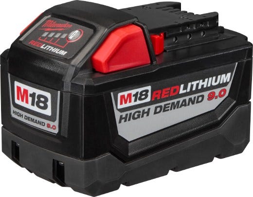 Milwaukee 48-11-1890 M18 REDLITHIUM HIGH DEMAND 9.0Ah Battery Pack (PROMO) - Image 2