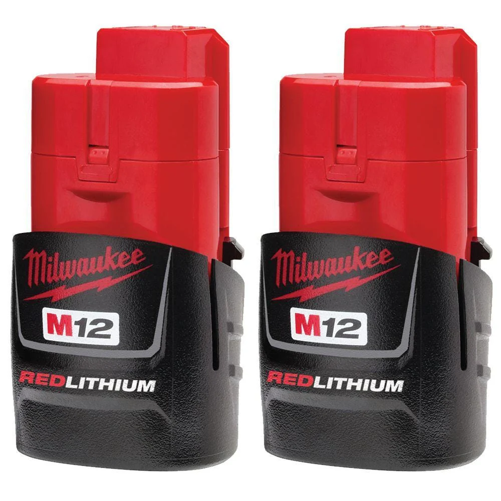 Milwaukee 48-11-2411 M12 REDLITHIUM Compact Battery 1.5Ah, 2-Pack (PROMO) - Image 1