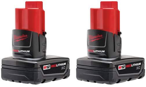 Milwaukee 48-11-2412 M12 REDLITHIUM XC 3.0Ah Battery, 2-Pack (PROMO) - Image 1