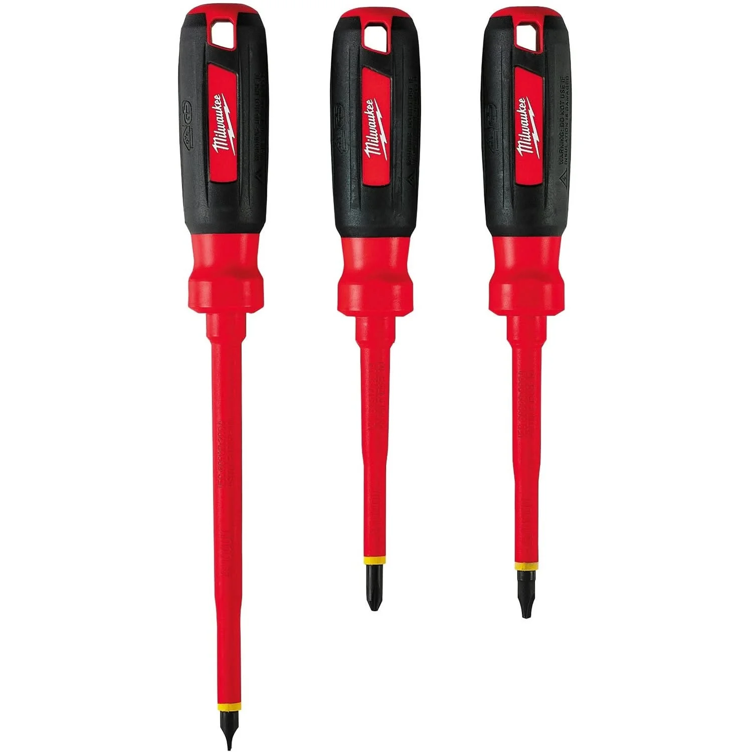 Milwaukee 48-22-2202 3-Piece 1000V Insulated Screwdriver Set - Image 1