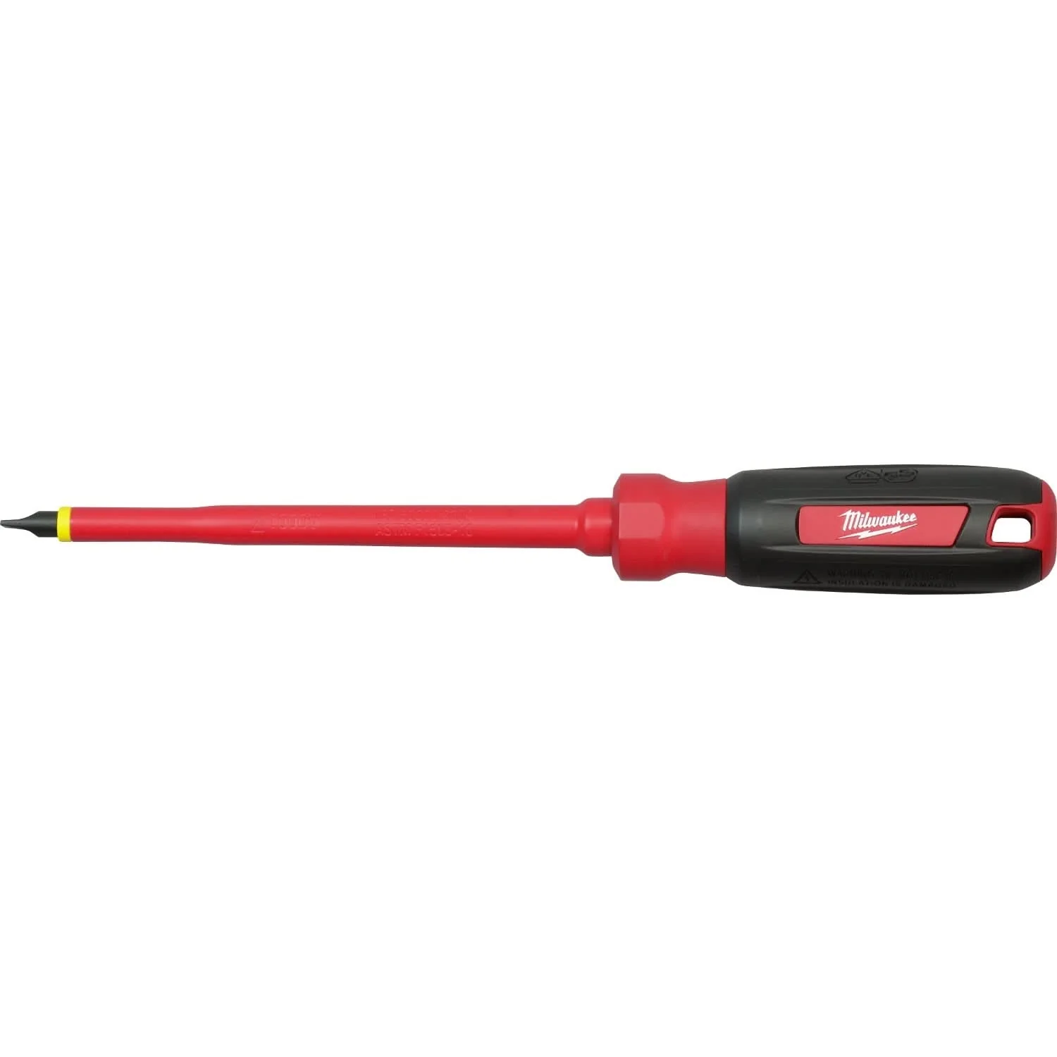 Milwaukee 48-22-2221 1/4" Slotted - 6" 1000V Insulated Screwdriver - Image 1