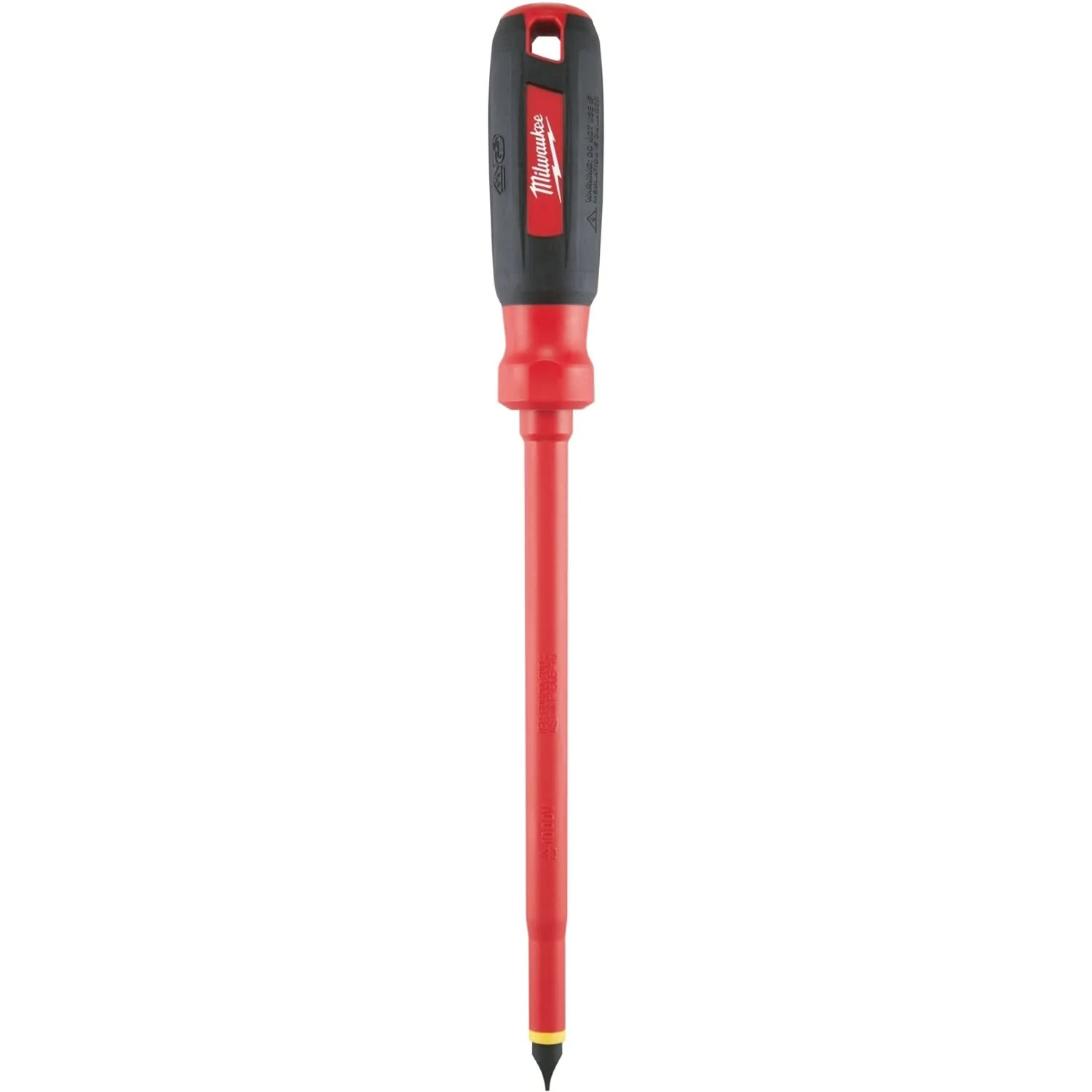 Milwaukee 48-22-2223 3/8" Slotted - 8" 1000V Insulated Screwdriver - Image 1