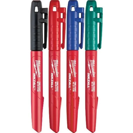 Milwaukee 48-22-3106 4PK Fine Point Colored Markers - Image 2