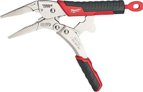 Milwaukee 48-22-3409 9" TORQUE LOCK Long Nose Locking Pliers with Durable Grip - Image 2