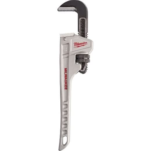 Milwaukee 48-22-7210 10" Aluminum Pipe Wrench - Image 1