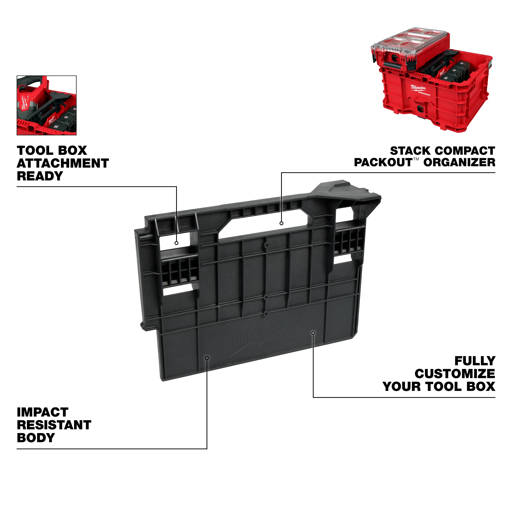 Milwaukee 48-22-8038 Divider for PACKOUT Crate - Image 3