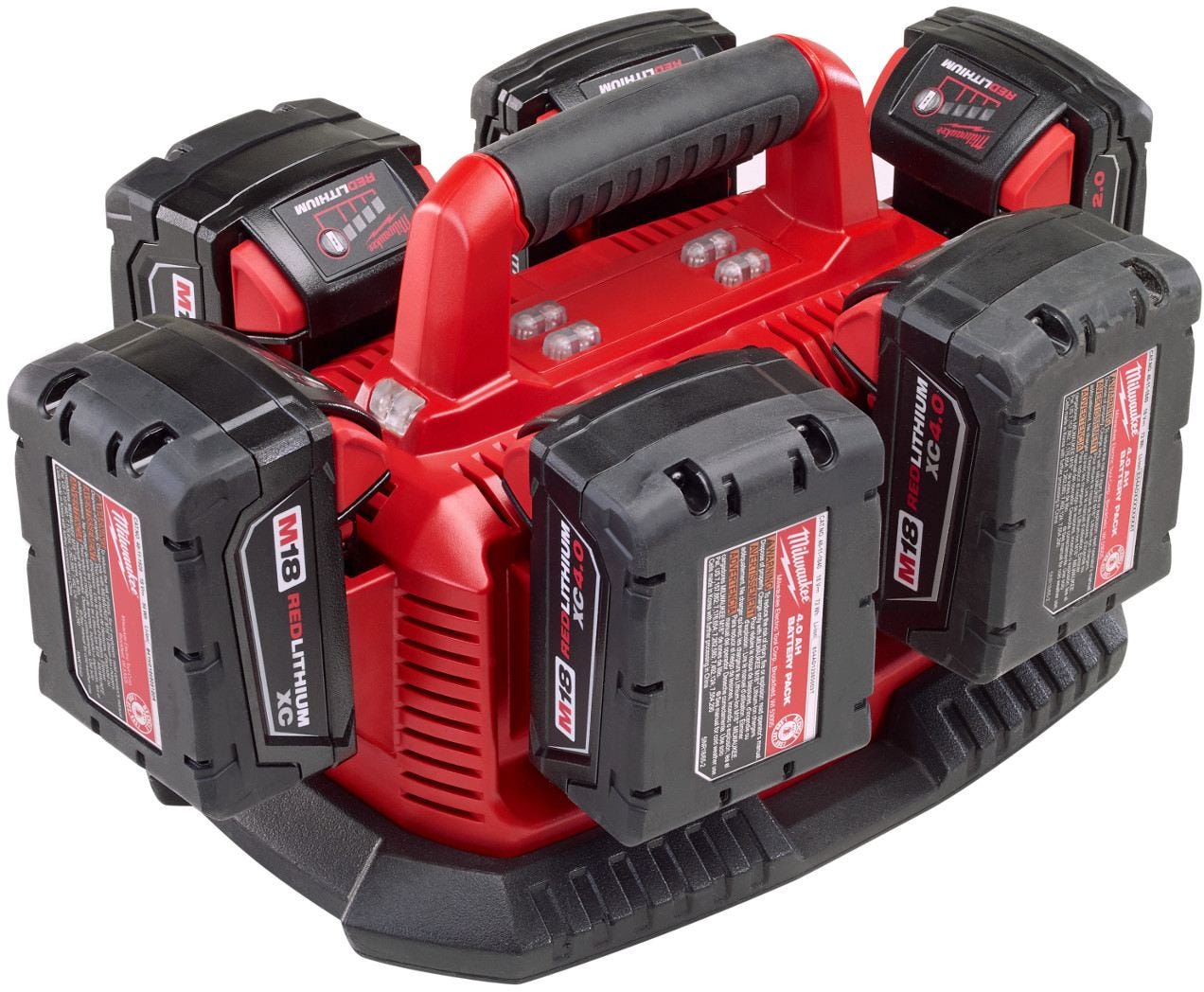 Milwaukee 48-59-1806 M18 6-Bay Sequential Charger (PROMO) - Image 3