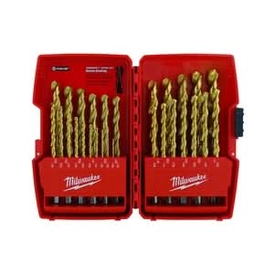 Milwaukee 48-89-0012 29-Piece Thunderbolt Titanium Coated Drill Bits - Image 1