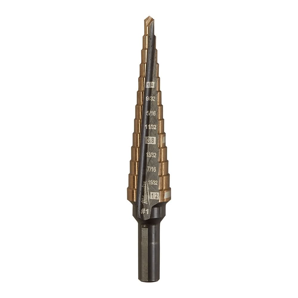 Milwaukee 48-89-9281 Milwaukee Cobalt Step Bit #1 (1/8-Inch - 1/2-Inch) - Image 1