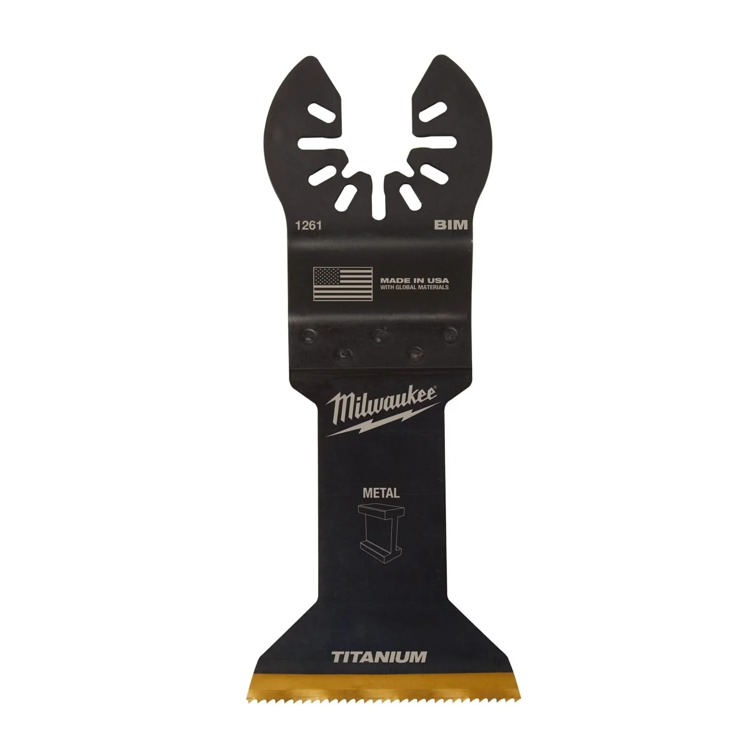 Milwaukee 49-25-1269 Open-Lok 1-3/4-Inch Titanium Enhanced Bi-Metal Metal Blades, 10-Pack - Image 1