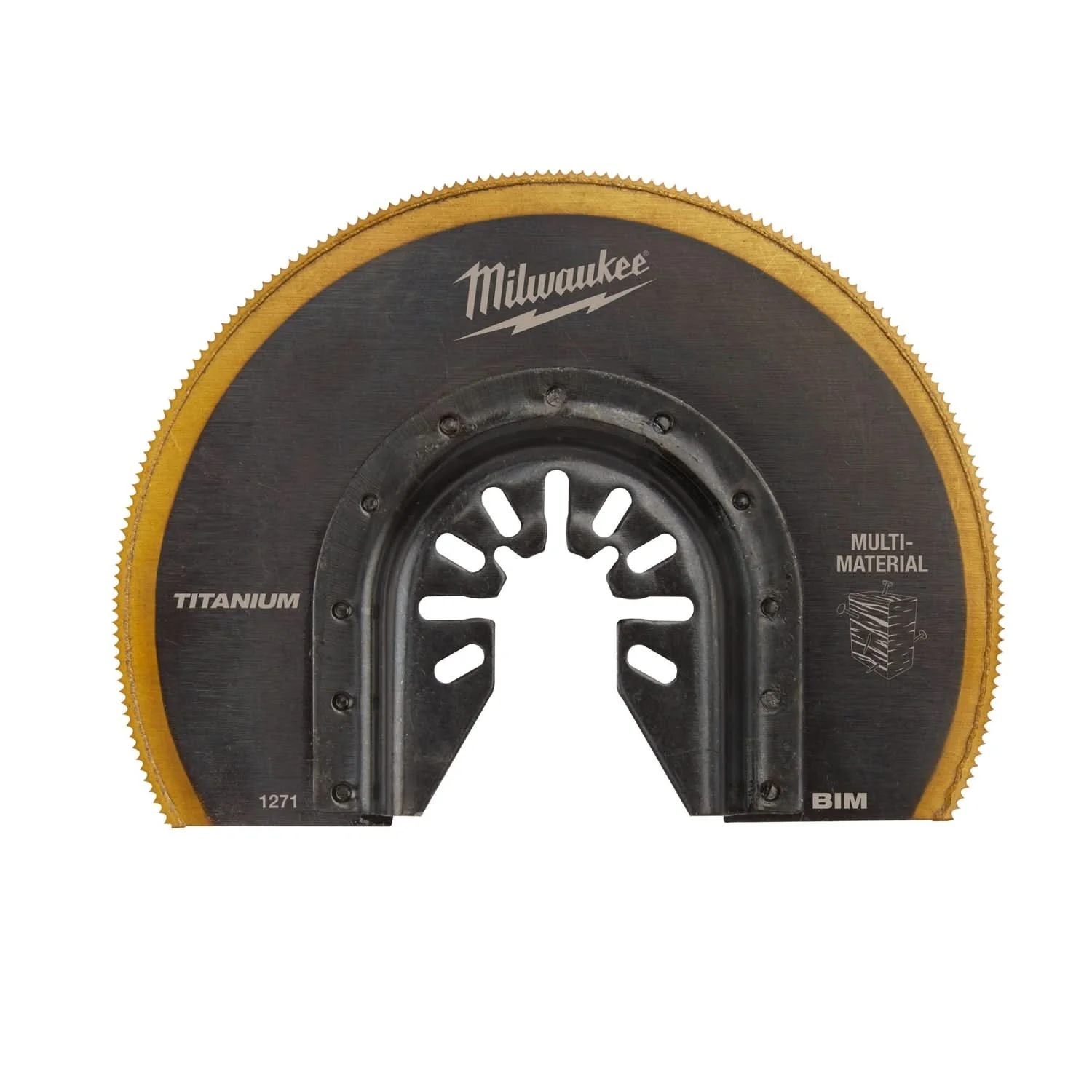 Milwaukee 49-25-1271 Open-Lok 3-1/2-Inch Titanium Enhanced Bi-Metal Segmented Blade, 1-Pack - Image 1