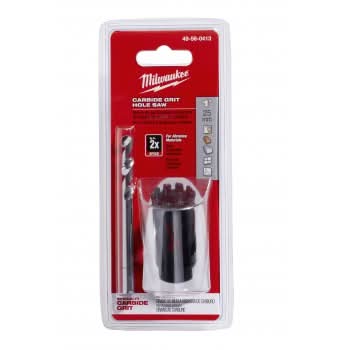 Milwaukee 49-56-0413 1" Carbide Grit Hole Saw - Image 1