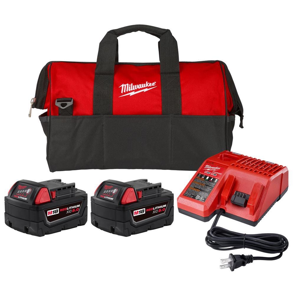 Milwaukee 48-59-1852P M18 XC 5.0Ah Starter Kit (PROMO) - Image 1