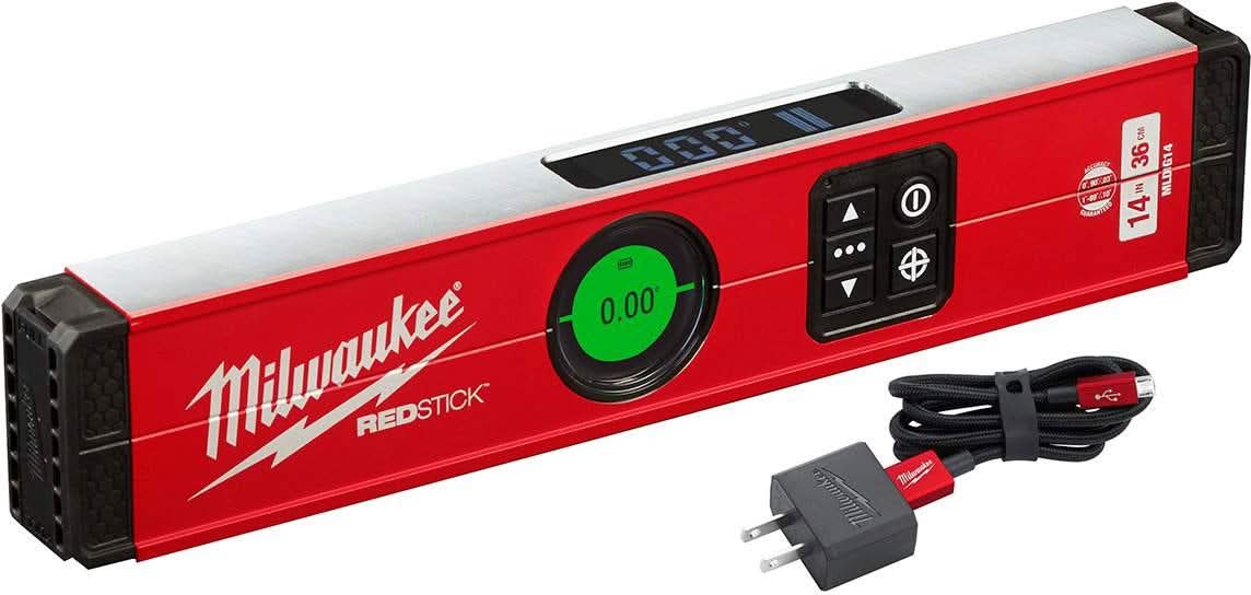 Milwaukee MLDIG14 REDSTICK 14" Digital Level w/ PIN-POINT Measurement Technology - Image 1