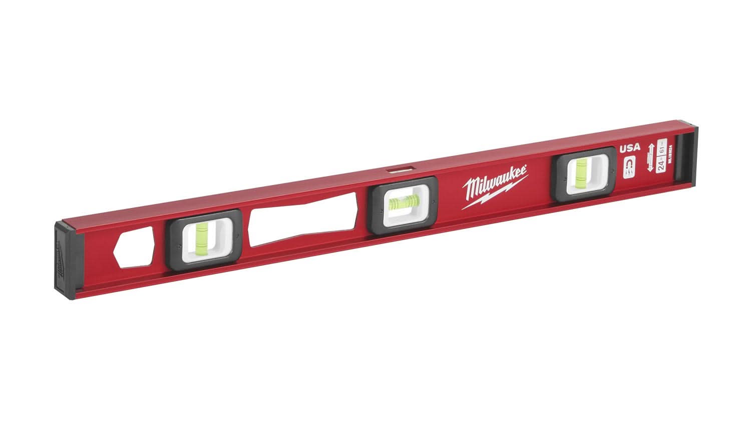 Milwaukee MLIBM24 24 Inch Magnetic I-Beam Level - Image 2