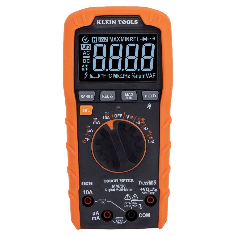 Klein Tools MM720 1,000V TRMS Auto-Ranging Digital Multimeter - Image 3