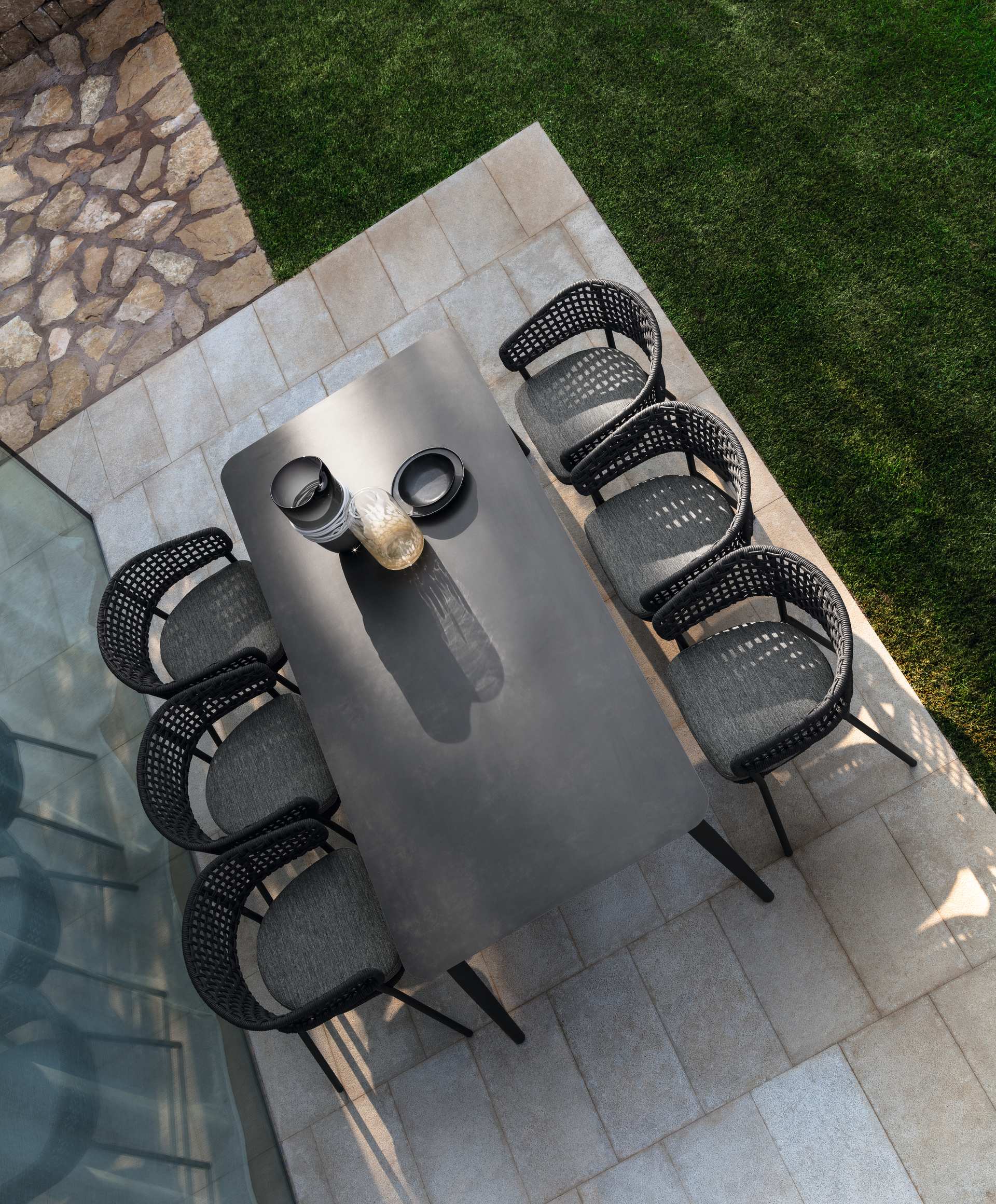 TALENTI | MOON//ALU  EXTENDABLE CERAMIC DINING TABLE - $9,602.00 - $11,659.00 - Image 2