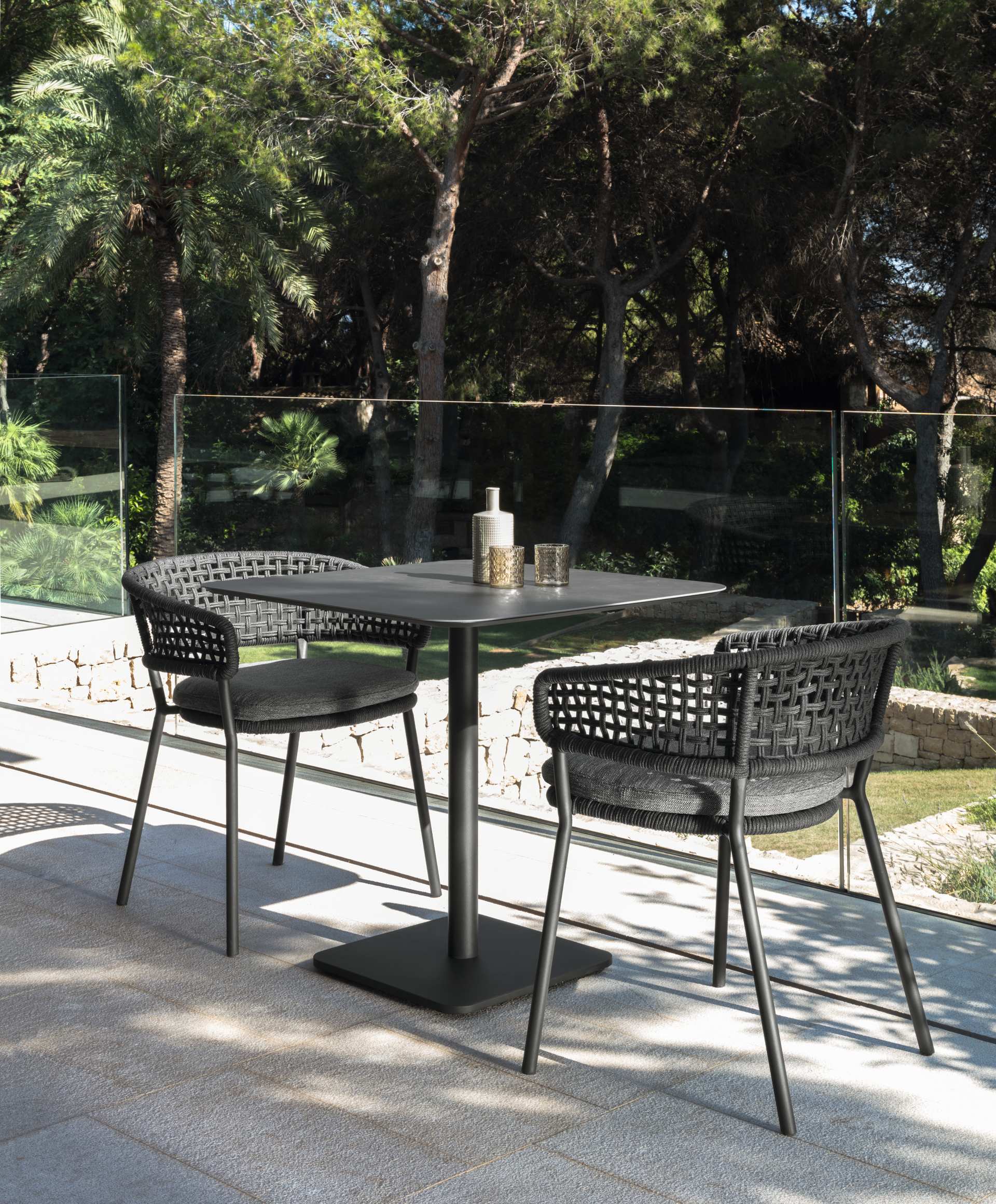 TALENTI | MOON//ALU  SQUARE DINING TABLE - $2,324.00 - Image 2