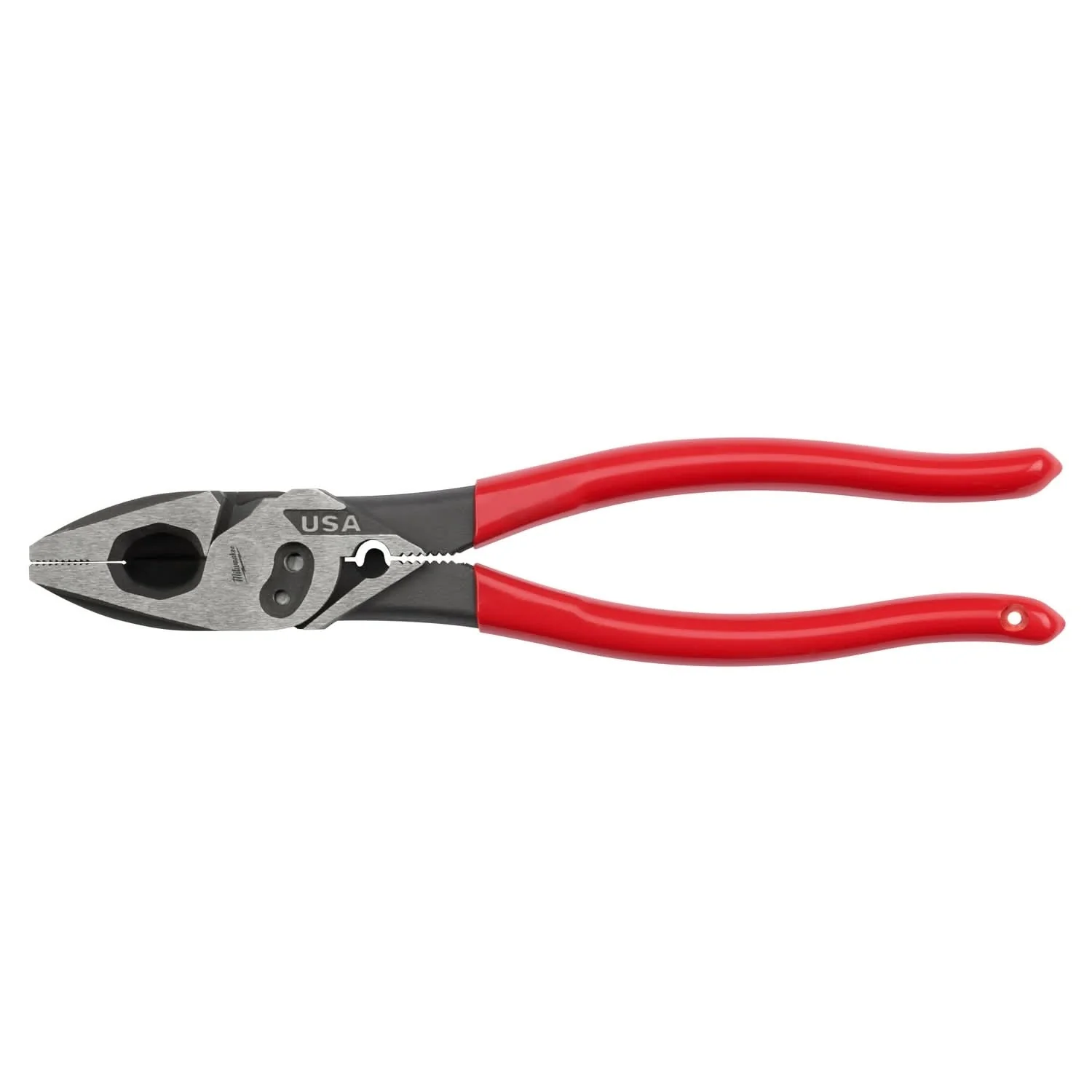 Milwaukee MT500C 9" Lineman's Dipped Grip Pliers w/ Crimper & Bolt Cutter (Made in the USA) - Image 1