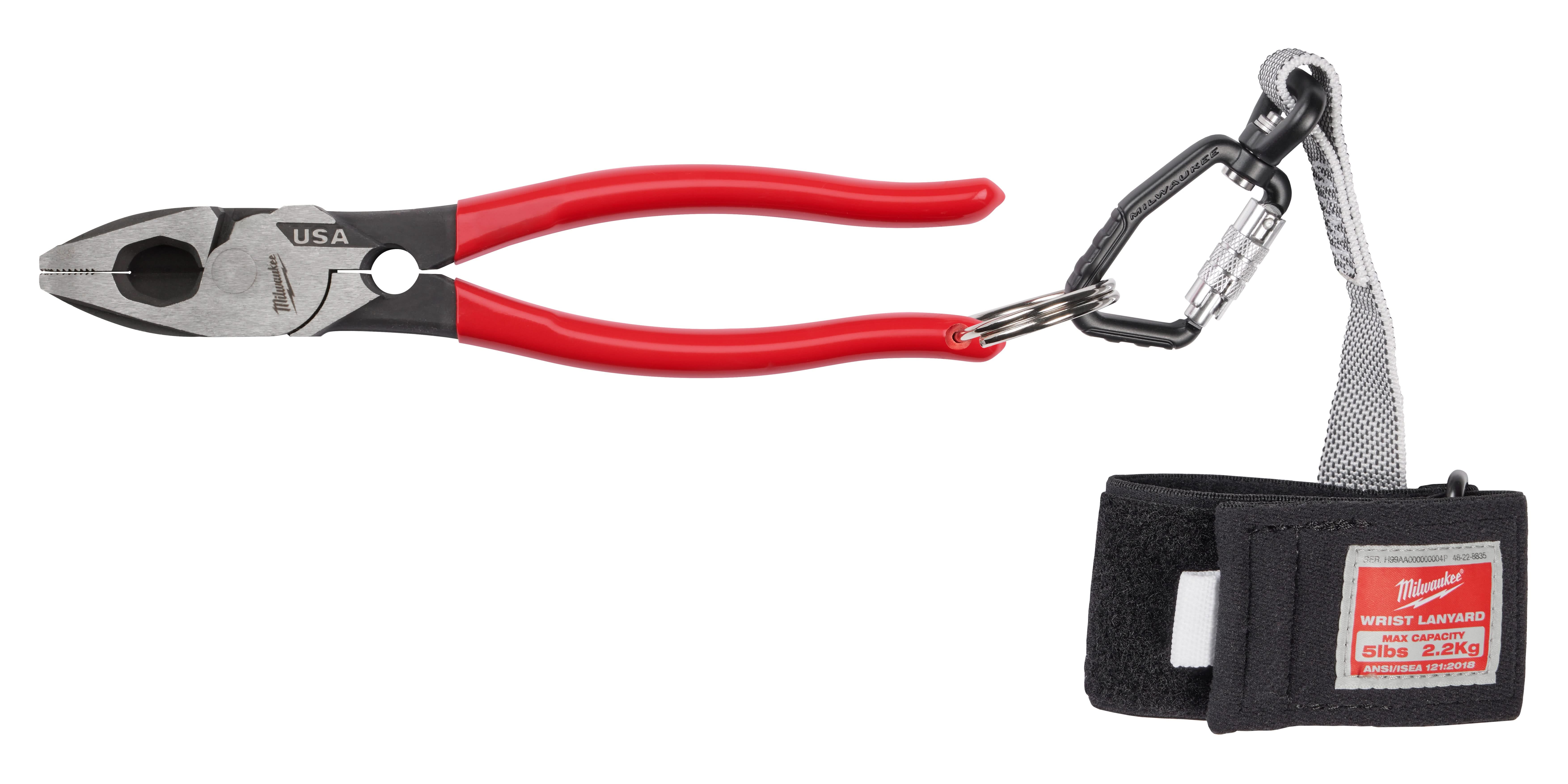 Milwaukee MT500T 9" Lineman's Dipped Grip Pliers w/ Thread Cleaner (Made in the USA) - Image 3