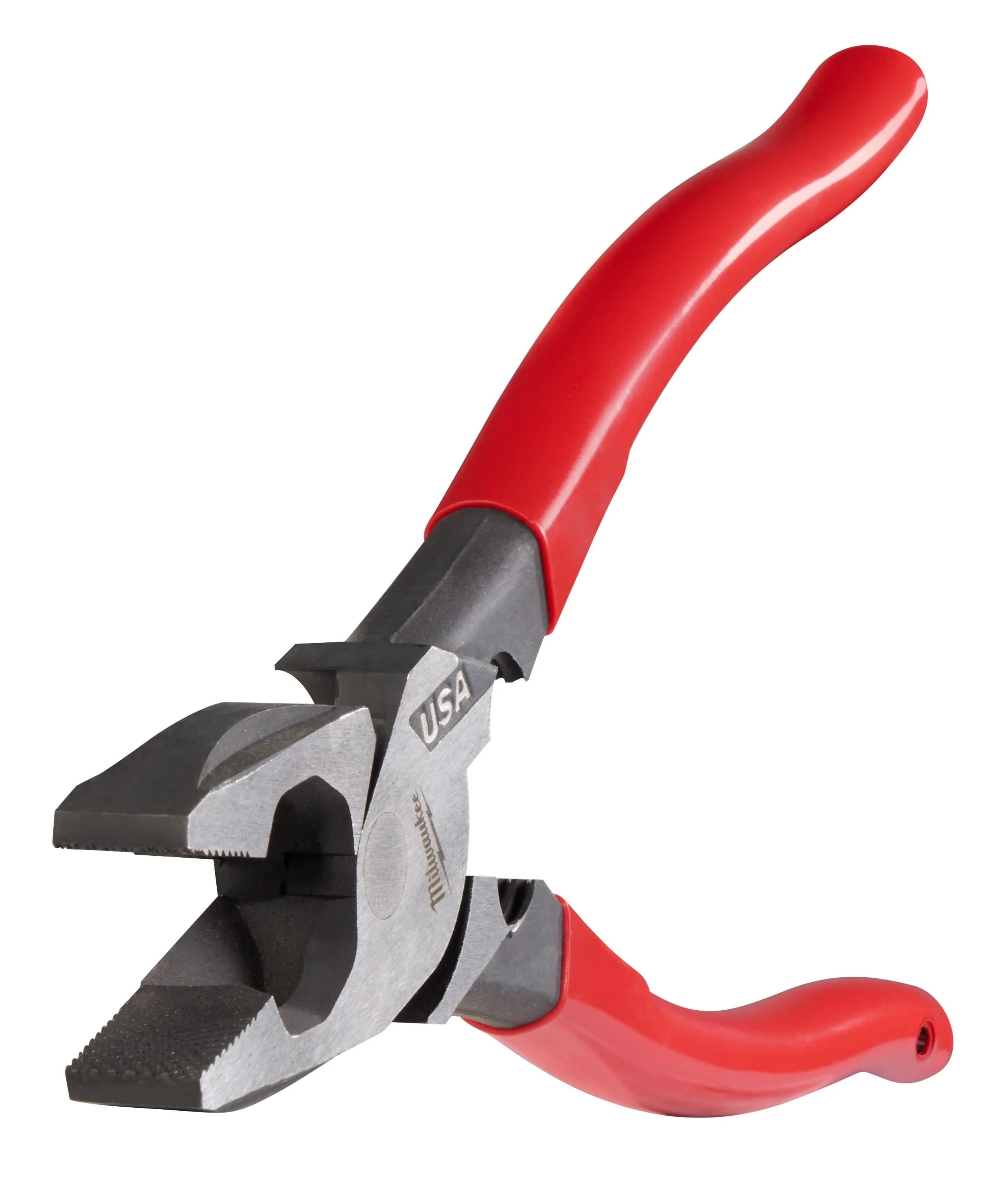 Milwaukee MT500T 9" Lineman's Dipped Grip Pliers w/ Thread Cleaner (Made in the USA) - Image 2