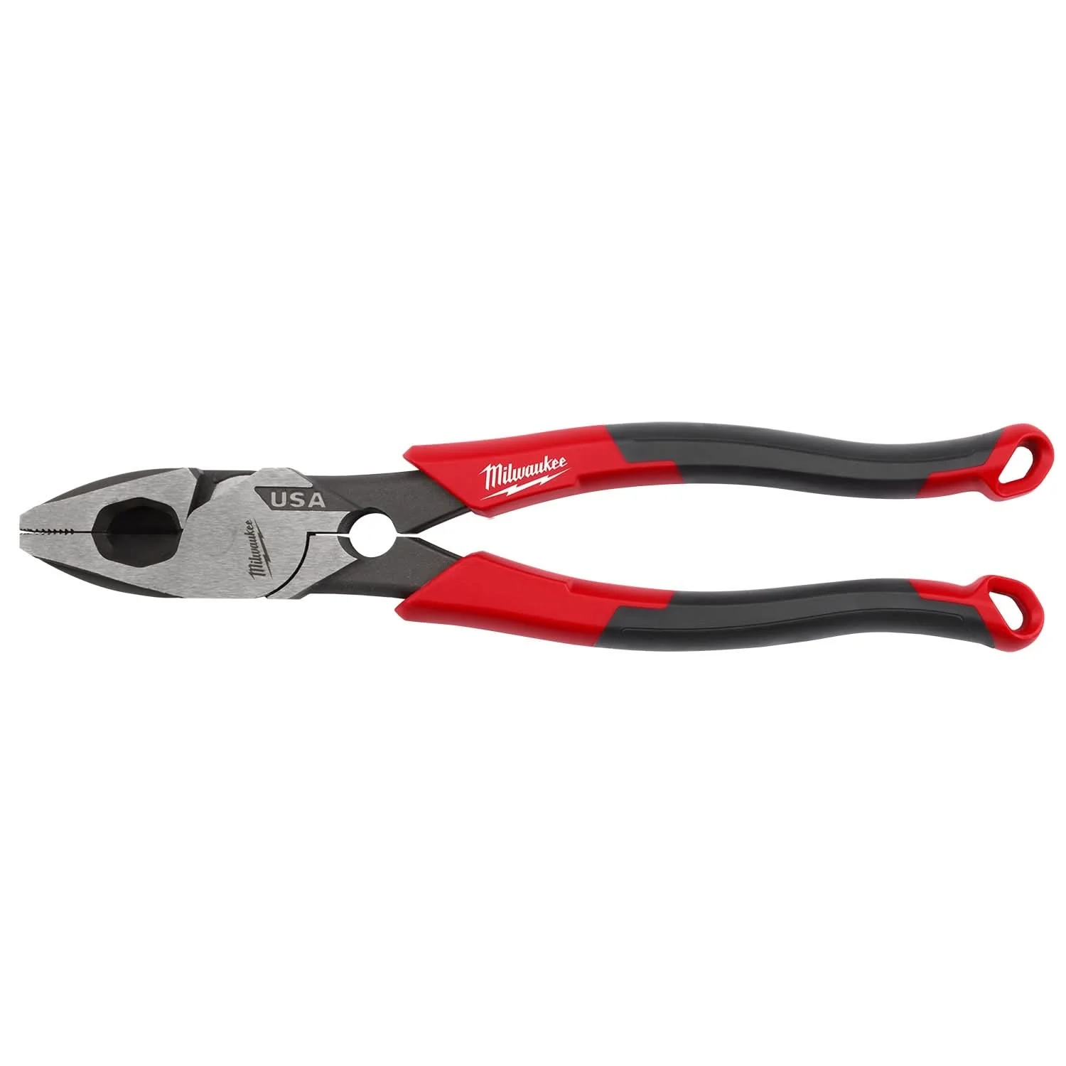 Milwaukee MT550T 9" Lineman's Comfort Grip Pliers w/ Thread Cleaner (Made in the USA) - Image 1