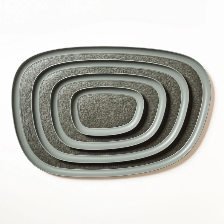 GIOBAGNARA | MARIS SMALL RECTANGULAR GREEN TRAY BY KELLY WEARSTLER | $390.00 - Image 3