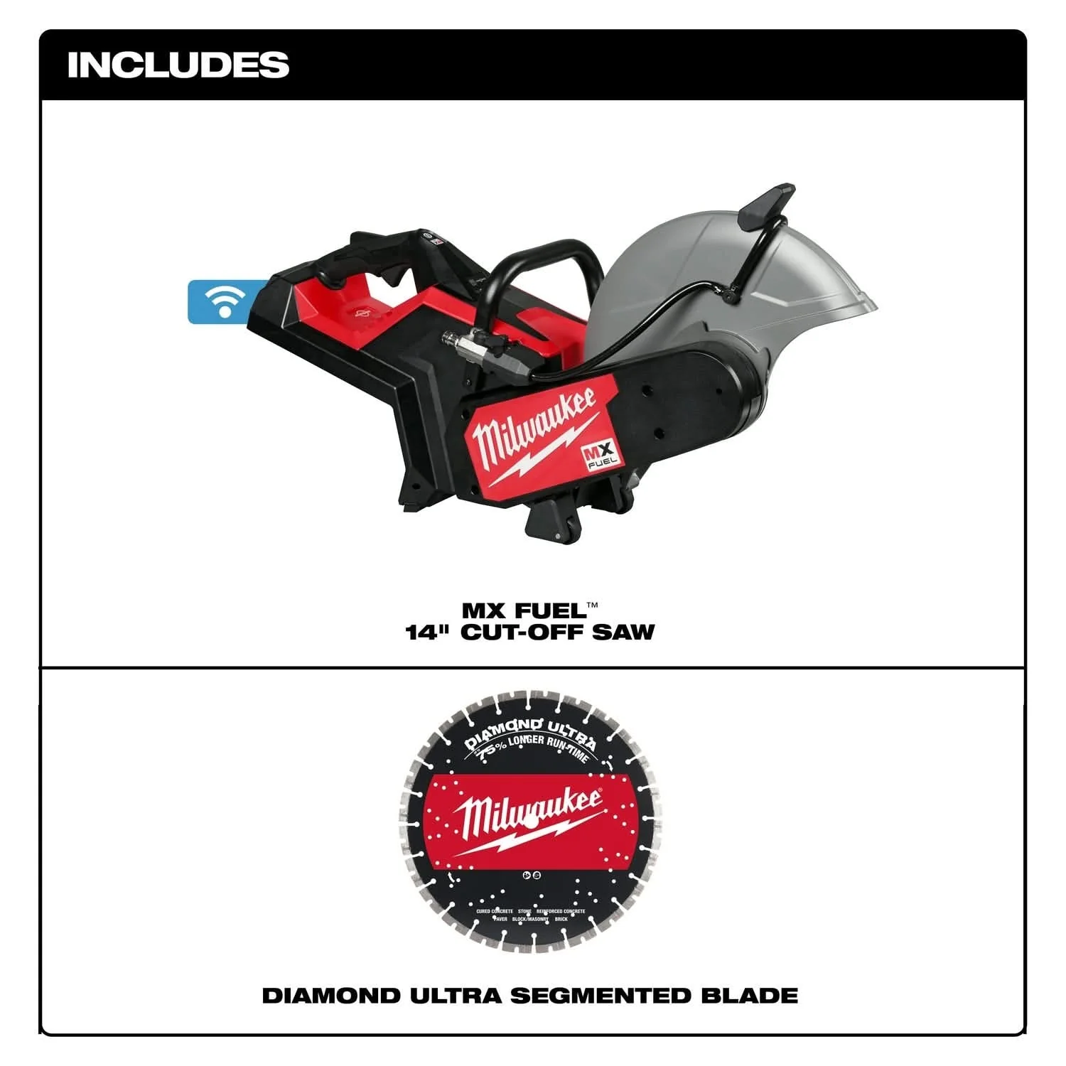 Milwaukee MXF315-0 MX FUEL 14" Cut-Off Saw w/ RAPIDSTOP Brake (Tool Only) - Image 2