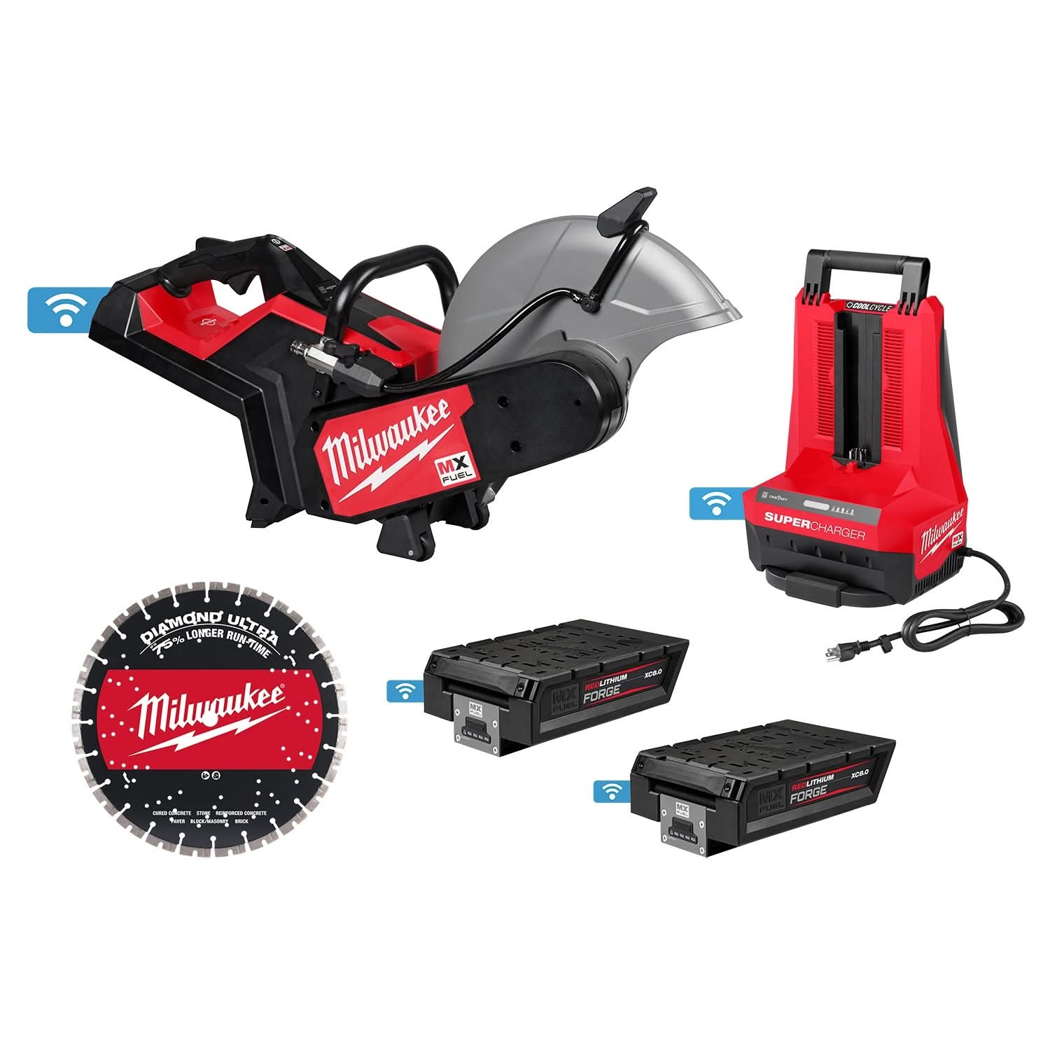 Milwaukee MXF315-2XC MX FUEL 14″ Cut-Off Saw w/ RAPIDSTOP Brake Kit