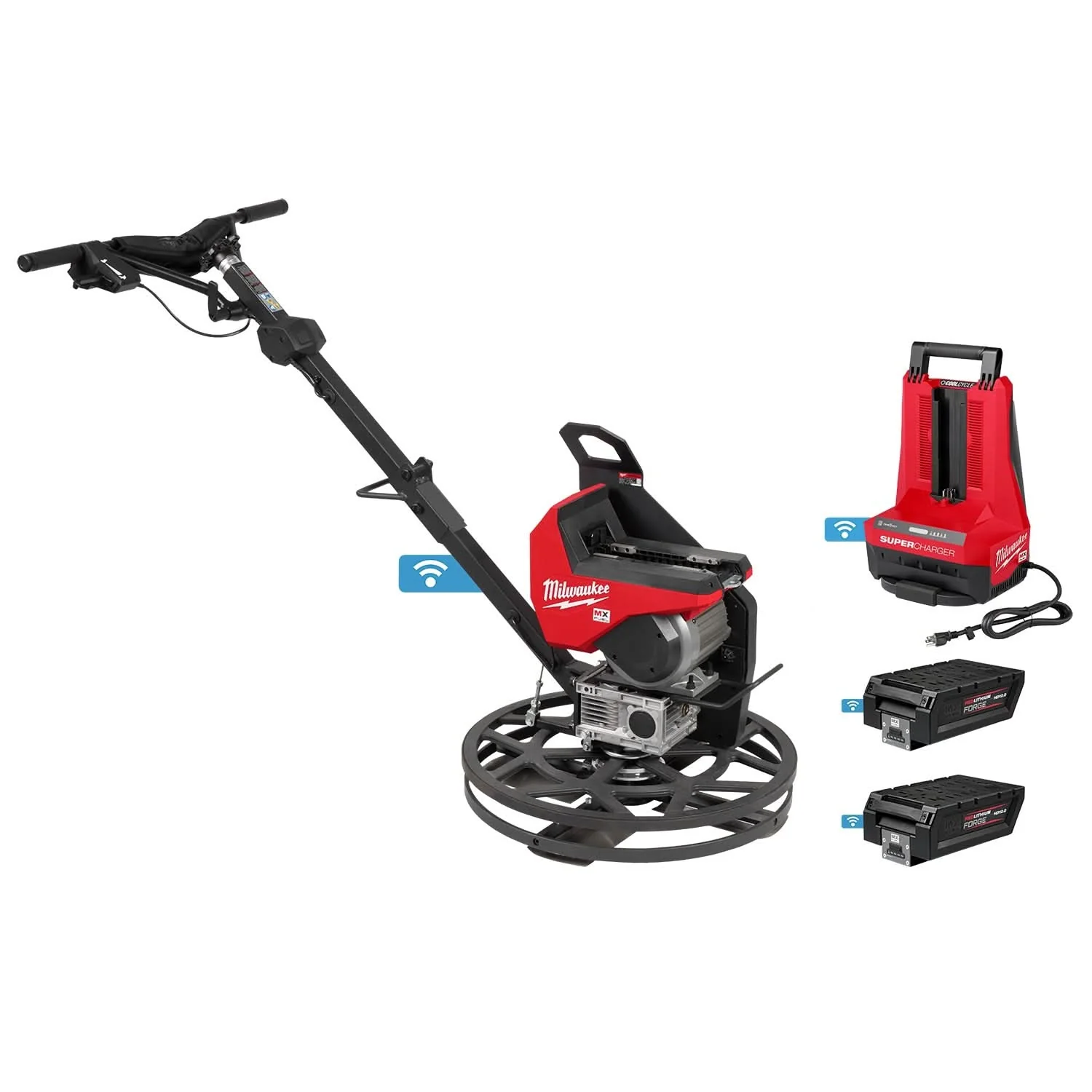 Milwaukee MXF324-2HD MX FUEL 24″ Walk-Behind Edging Trowel Kit