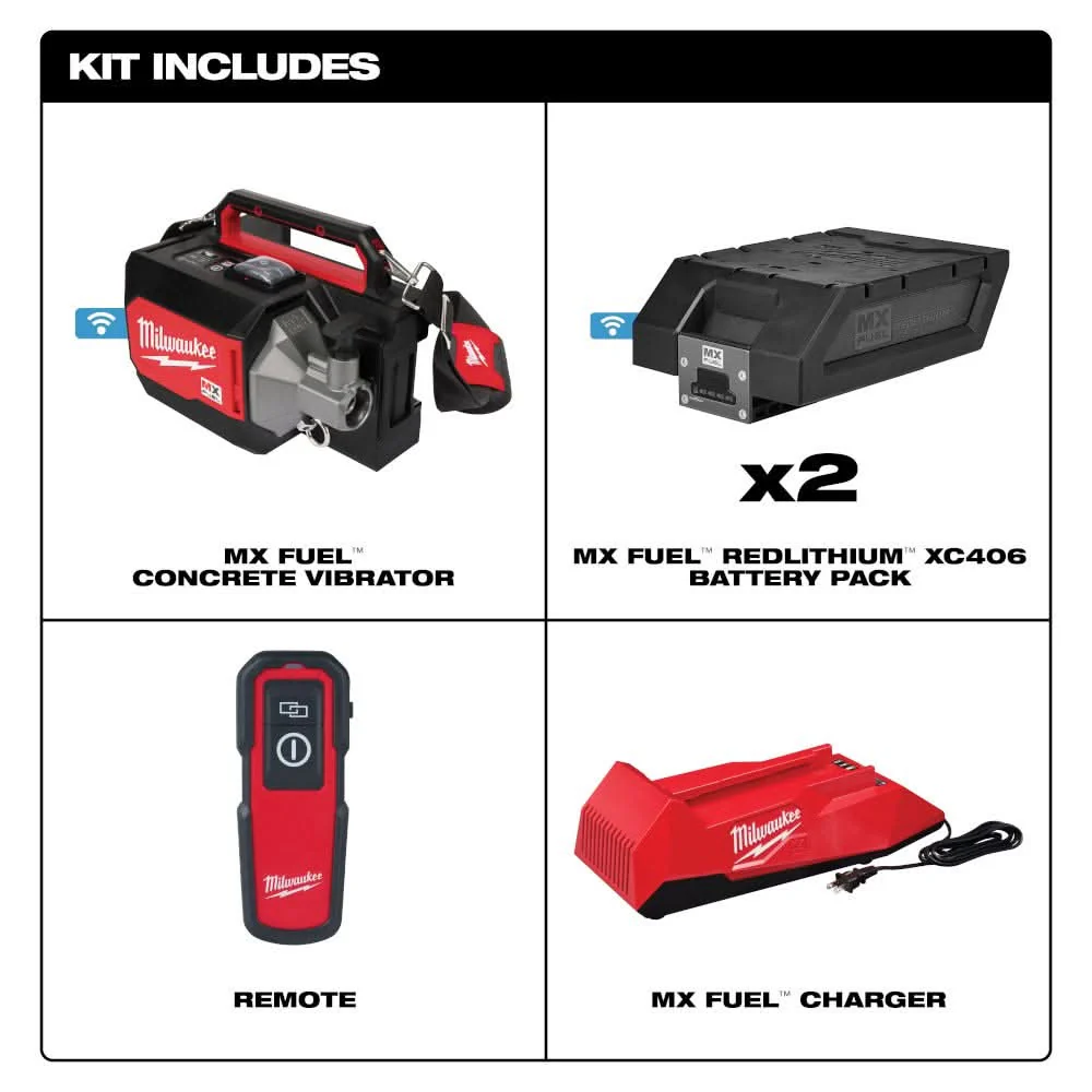 Milwaukee MXF370-2XC MX FUEL Concrete Vibrator - Image 2