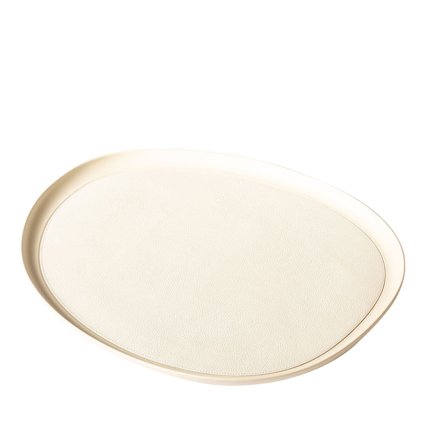 GIOBAGNARA | MARIS EXTRA LARGE ROUND WHITE TRAY BY KELLY WEARSTLER | $990.00 - Image 1