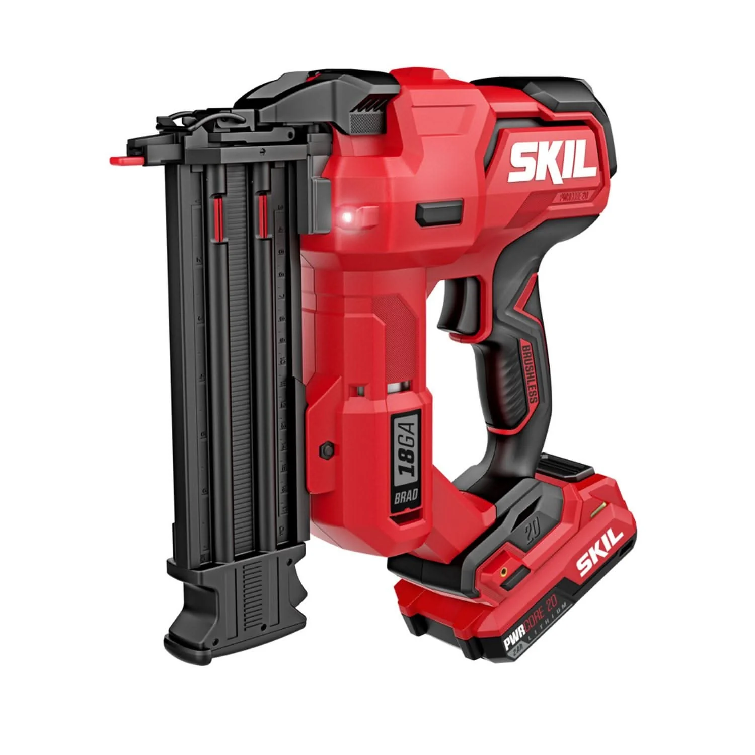 SKIL NA1800B-10 SKIL NA1800B-10 PWR CORE 20 Brushless 20V 18Ga Brad Nailer Kit - Image 3