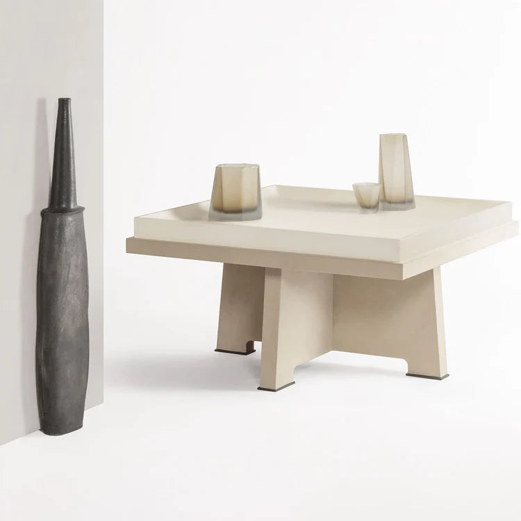 GIOBAGNARA | ATTICA SQUARE PARCHMENT COFFEE TABLE | $6,965.00 - Image 2