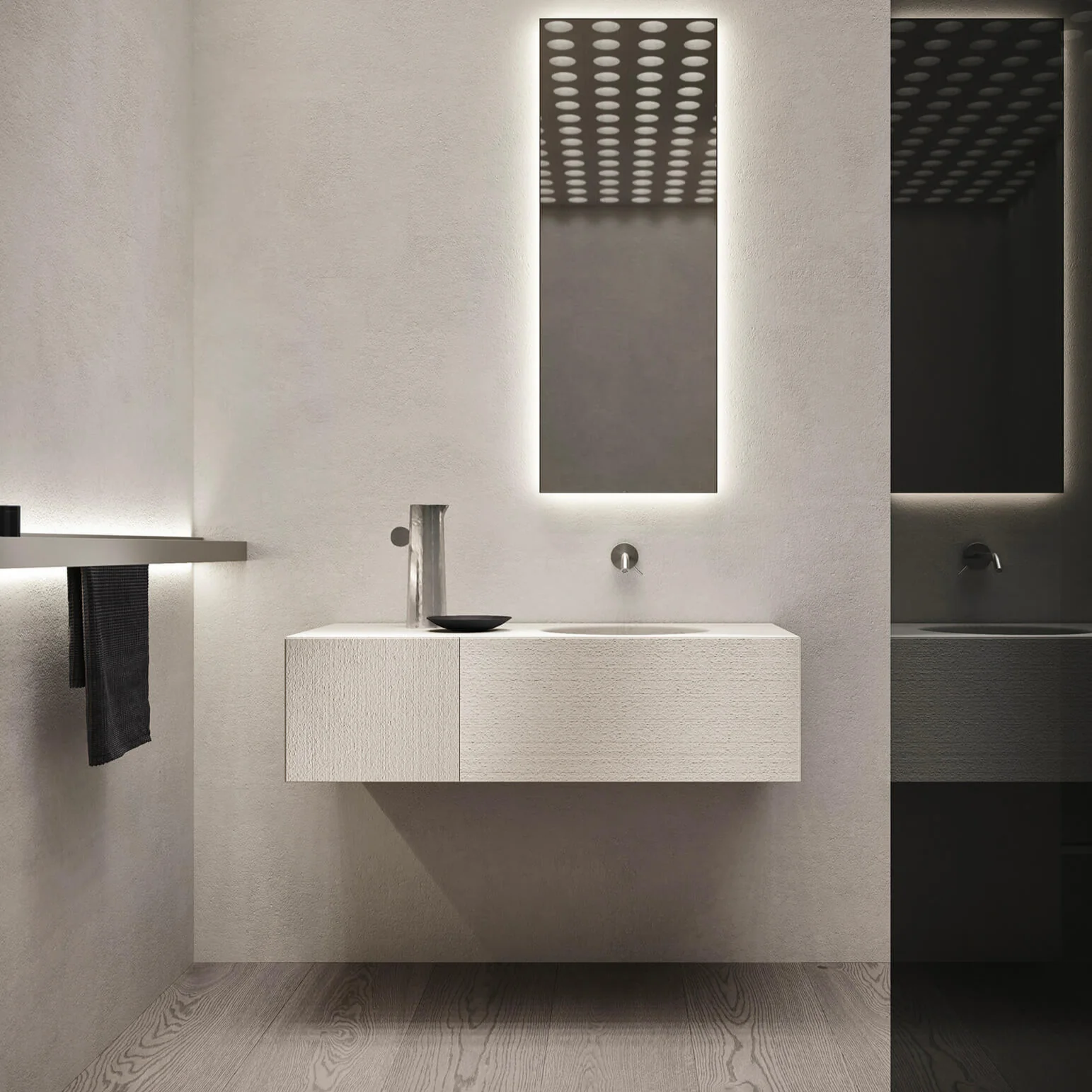 AZUCO 23.02 l washbasin & mirror by NOORTH