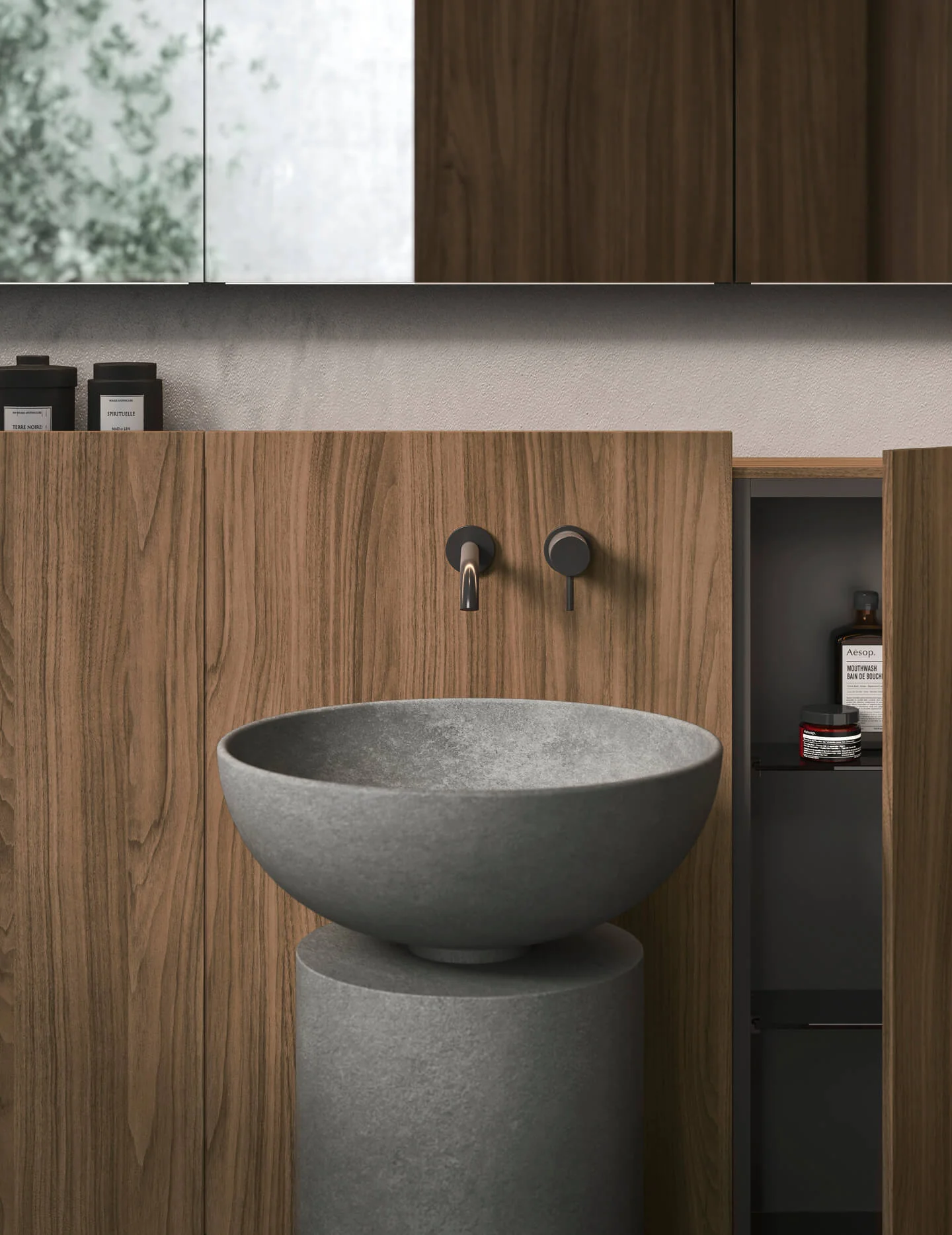 CABA 23.03 l washbasin & mirror by NOORTH - Image 2