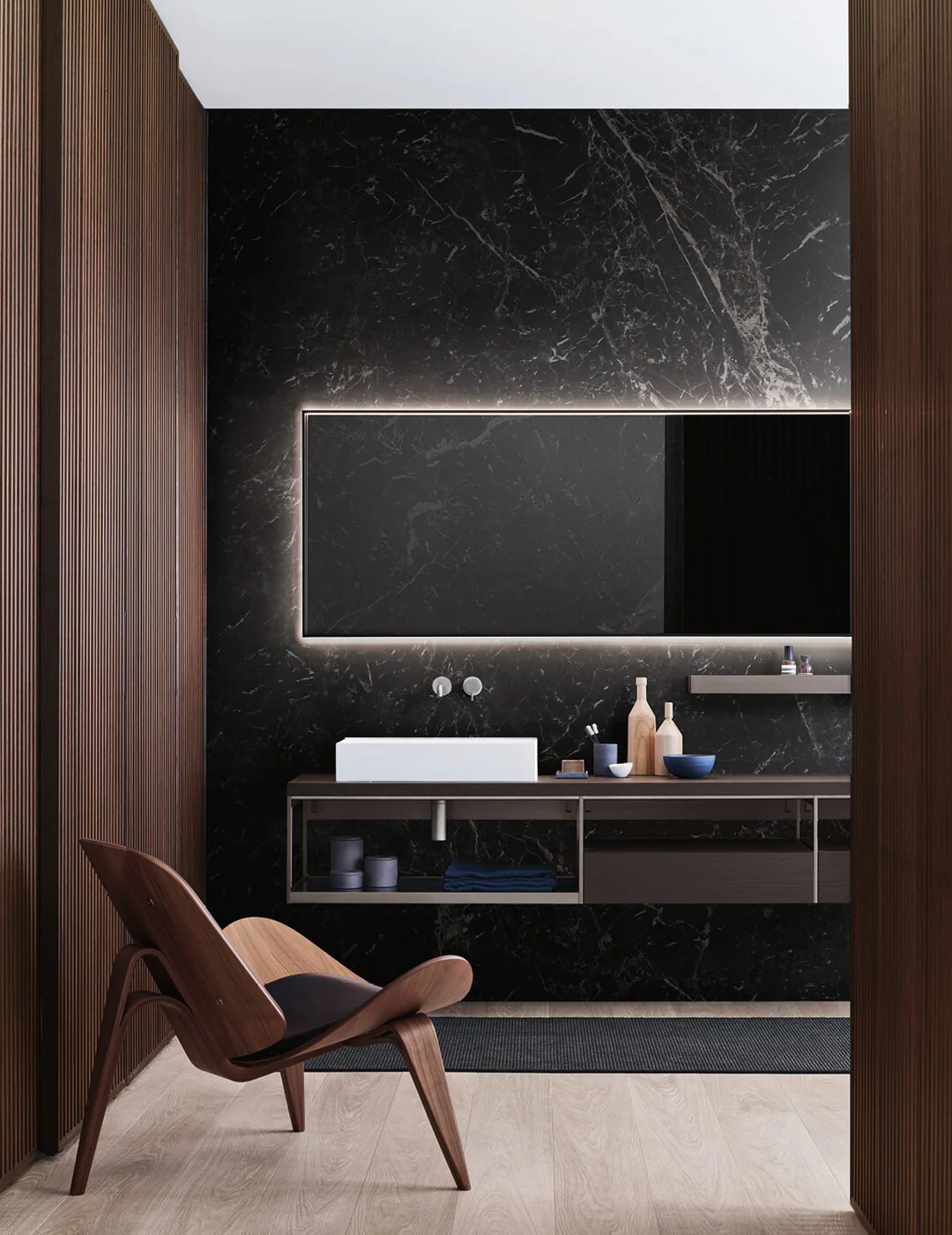 FJORD 19.01 l washbasin & mirror by NOORTH - Image 2