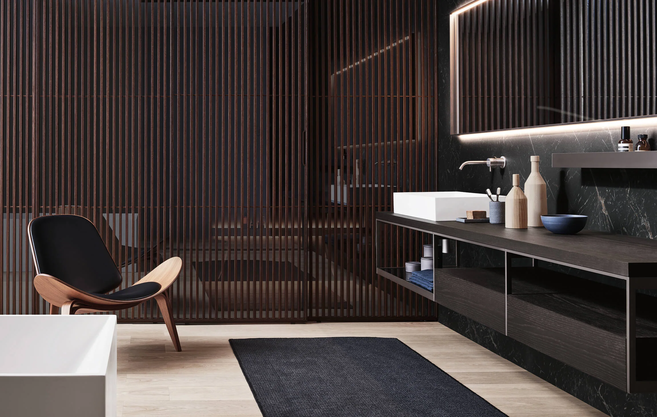 FJORD 19.01 l washbasin & mirror by NOORTH - Image 3