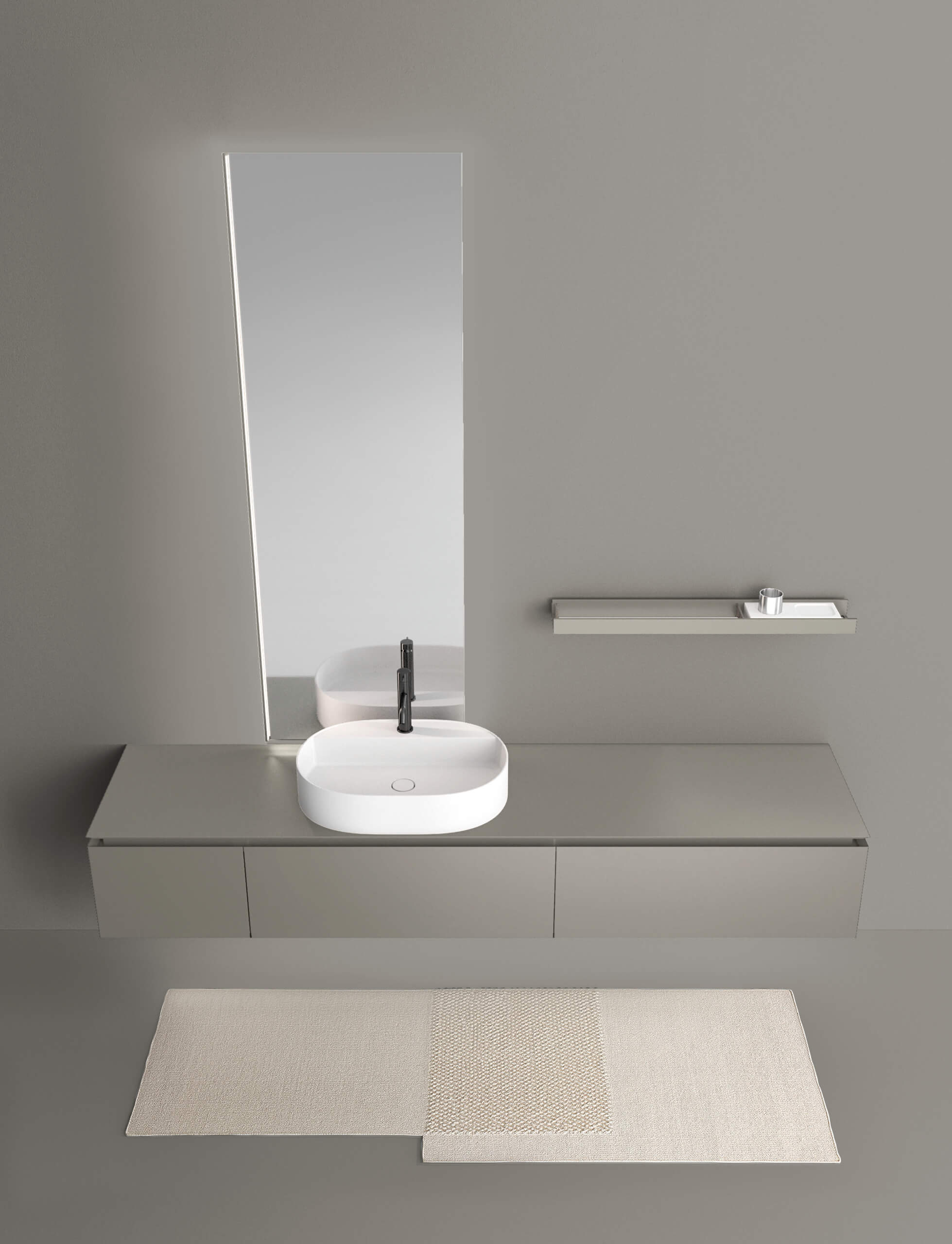 PURO 19.12 B l washbasin & mirror by NOORTH - Image 3