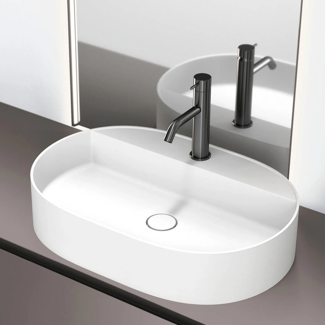PURO 19.12 l washbasin & mirror by NOORTH - Image 3