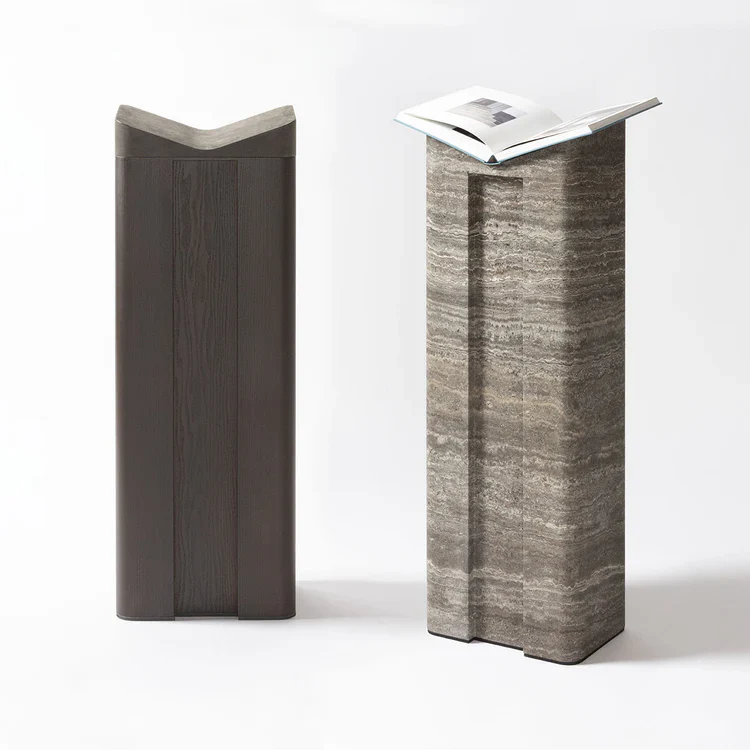 GIOBAGNARA | LLOYD MARBLE FLOOR BOOKSTAND | $13,855.00 - Image 3