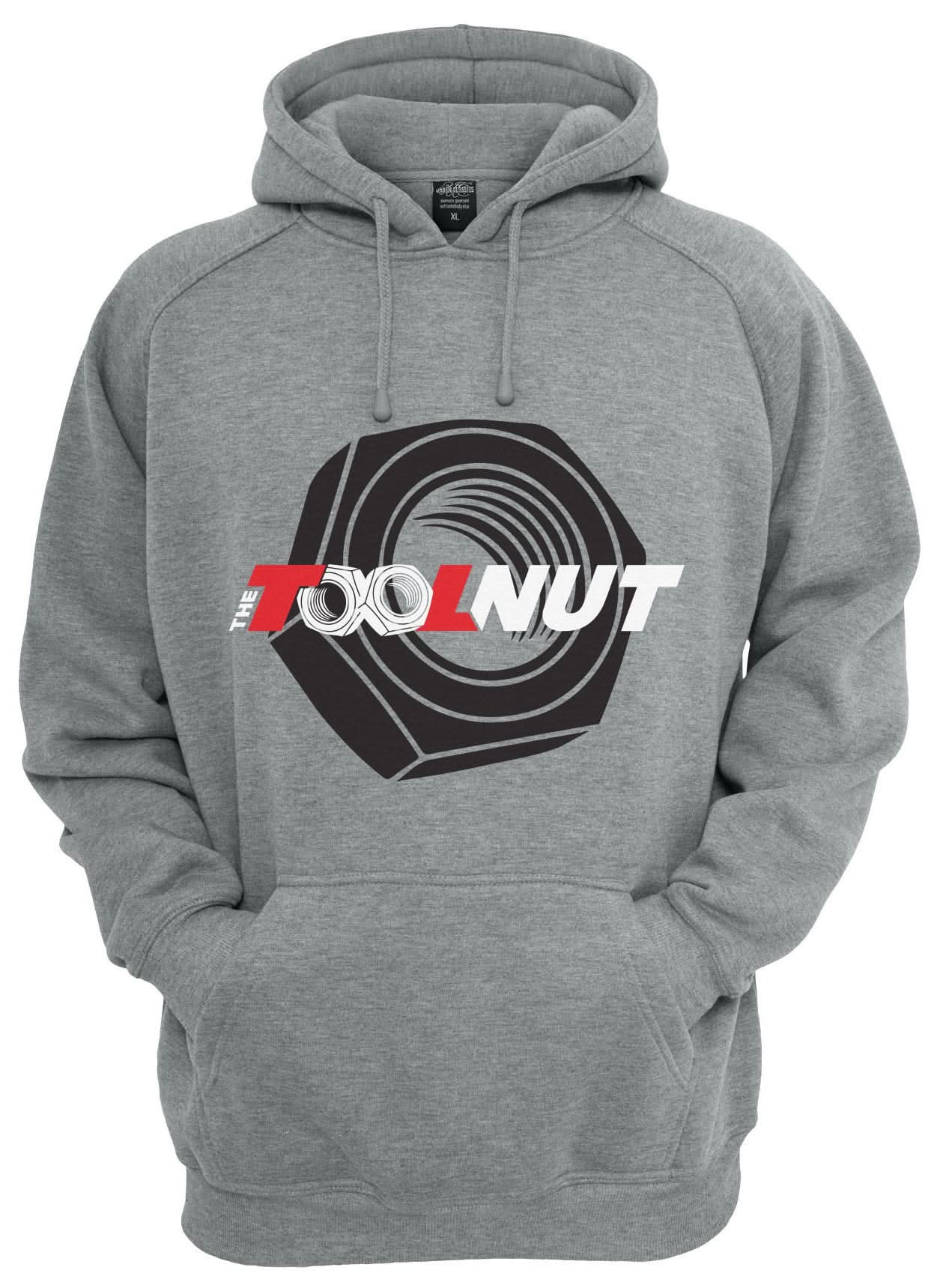 Tool Nut Logo Long Sleeve Gray Hoodie - Image 1