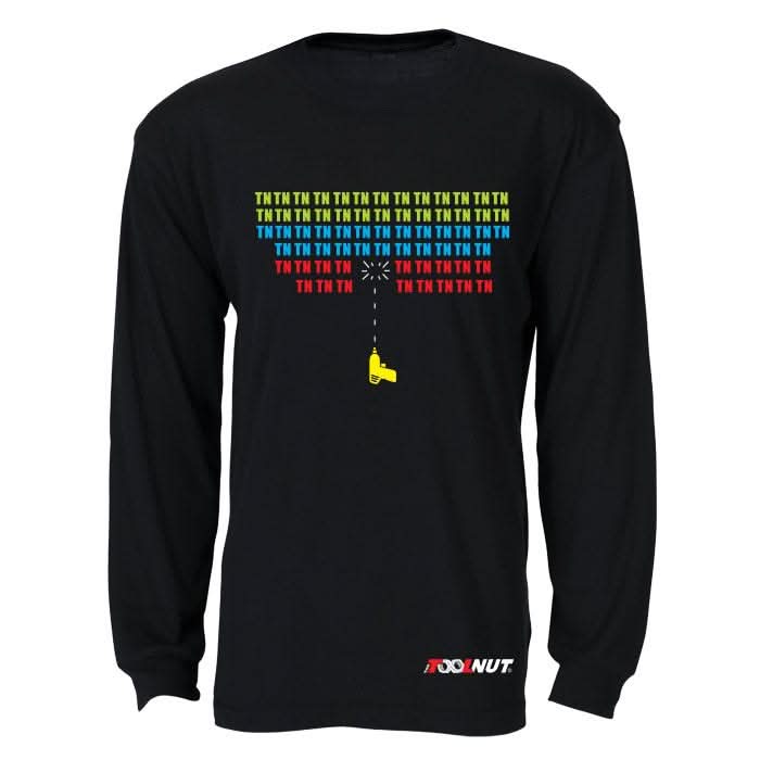 Tool Nut Invaders Long Sleeve Black T-Shirt - Image 1
