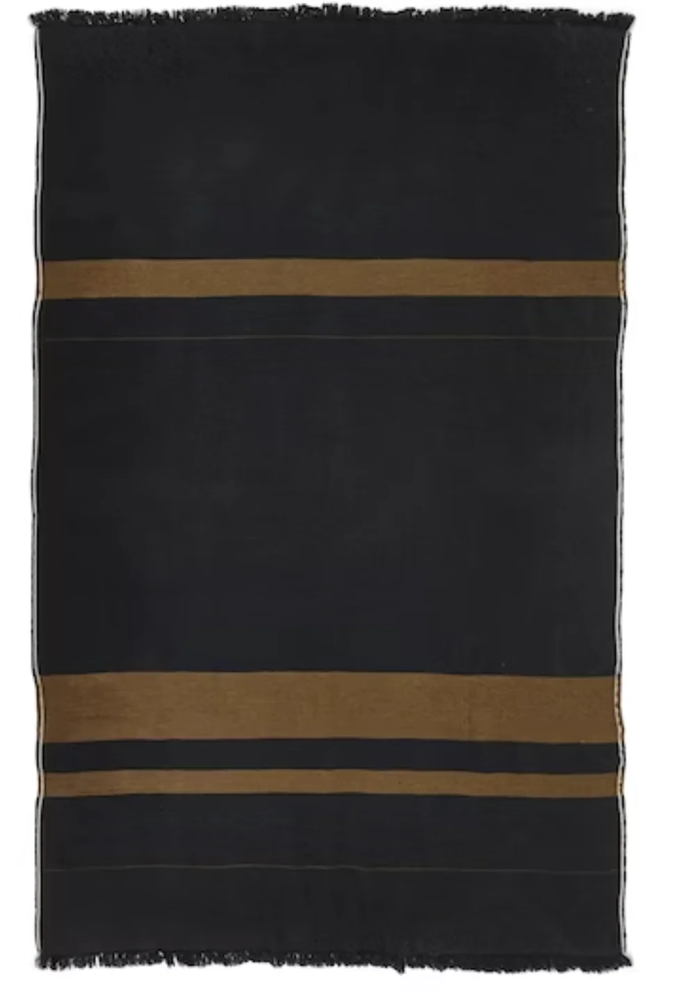 LIBECO | OSCAR THROW - Black Stripe | $538.00 - Image 2