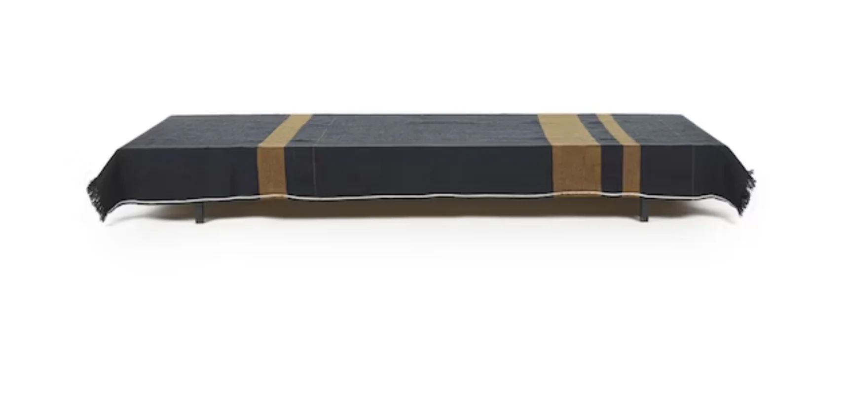LIBECO | OSCAR THROW - Black Stripe | $538.00 - Image 3